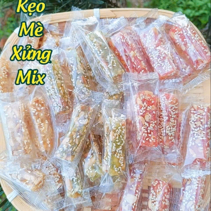 Kẹo Mè Xửng Mix Vị: Hương Vị Miền Tây Thu Bé Trong Từng Viên Kẹo 500G - Winnie House - Ảnh 3