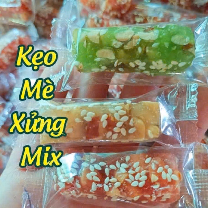 Kẹo Mè Xửng Mix Vị: Hương Vị Miền Tây Thu Bé Trong Từng Viên Kẹo 500G - Winnie House - Ảnh 2
