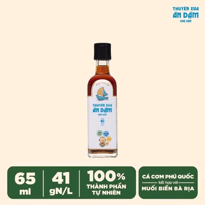 Nước Mắm Nhĩ Thuyền Xưa Ăn Dặm Cho Bé 41 Độ Đạm Chai 65Ml L078 - Lady'S Passion - Ảnh 3