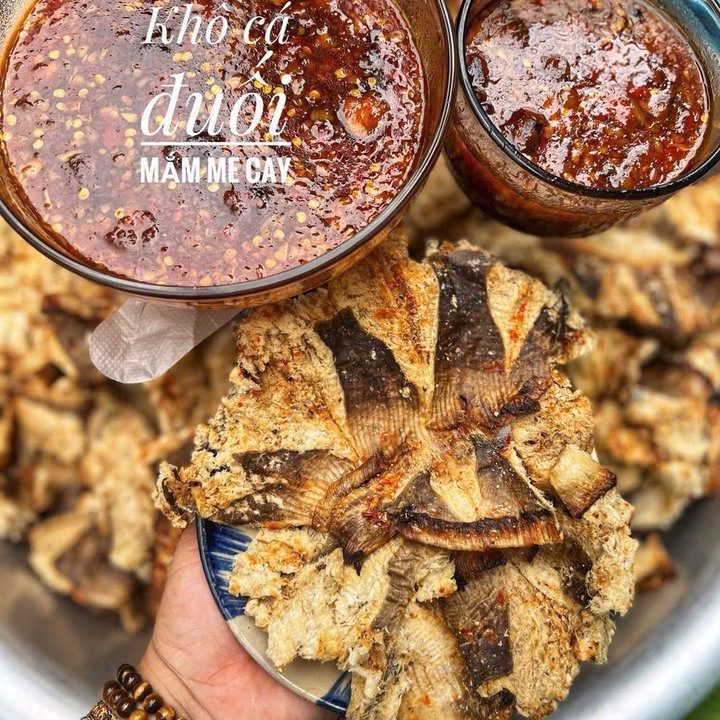 Khô Cá Đuối Muối Ớt Chấm Mắm Me 330G - Winnie House - Ảnh 5