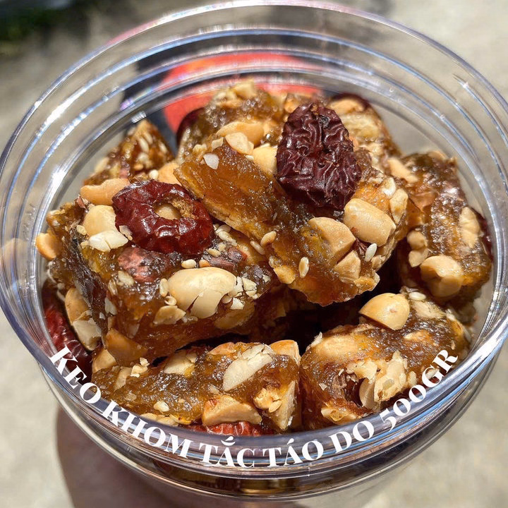 Kẹo Dẻo Khóm Tắc Táo Đỏ: Món Ăn Vặt Siêu Ngon 500G - Winnie House - Ảnh 5