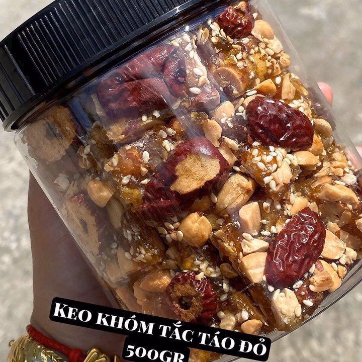 Kẹo Dẻo Khóm Tắc Táo Đỏ: Món Ăn Vặt Siêu Ngon 500G - Winnie House - Ảnh 4