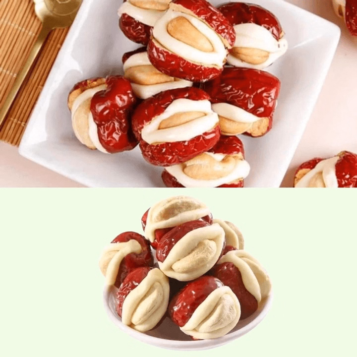 Táo Đỏ Tân Cương Kẹp Sữa Lạc Đà Hạt Điều Thơm Ngon Bổ Dưỡng Hàng Loại 1 Tốt Cho Sức Khỏe Ctb823 - Bechip - Ảnh 5