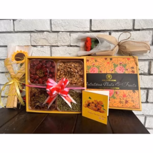 Hộp Quà Tết Giấy 4 Món - Real Food