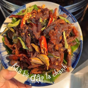 Khô Bò Đập Lá Chanh - Ăn Vặt Quốc Dân Ai Cũng Phải Mê 250G - Winnie House