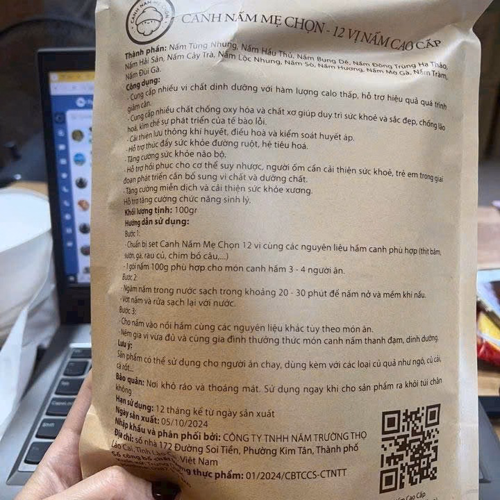 Set Nấm 14 Vị Thượng Hạng - Bữa Ăn Ngon, Sức Khỏe Dồi Dào 100G - Winnie House - Ảnh 9