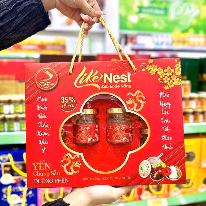 Yến Chưng Sẵn Cao Cấp Vị Đường Phèn Like Nest 35% ( Quà Tặng Vip 6 Hũ ) - Ảnh 2