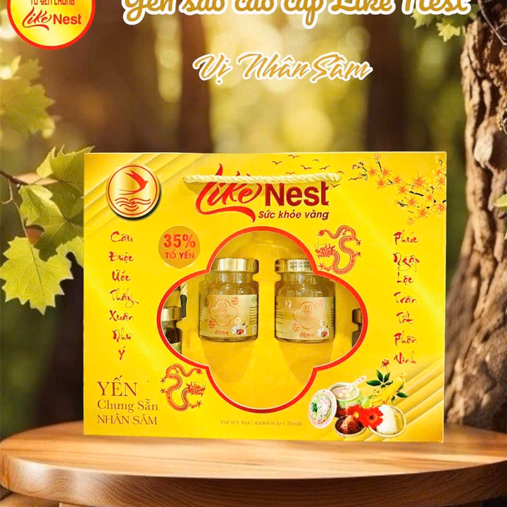 Yến Chưng Sẵn Cao Cấp Vị Nhân Sâm Like Nest 35% ( Quà Tặng Vip 6 Hũ ) - Ảnh 4