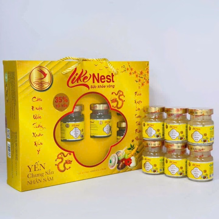 Yến Chưng Sẵn Cao Cấp Vị Nhân Sâm Like Nest 35% ( Quà Tặng Vip 6 Hũ ) - Ảnh 2
