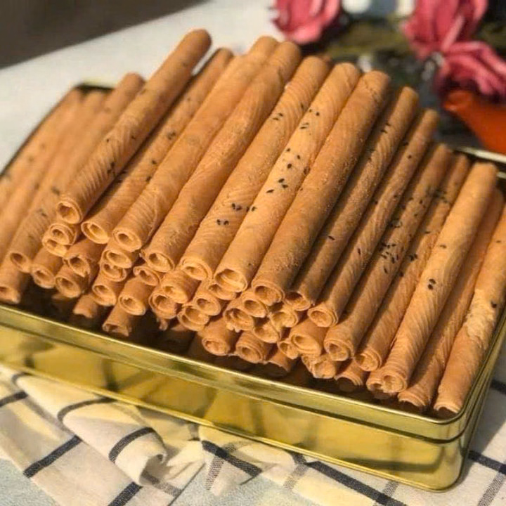 Bánh Ống Mè Xuất Khẩu - Hương Vị Tuổi Thơ Trở Lại 300G - Winnie House - Ảnh 3