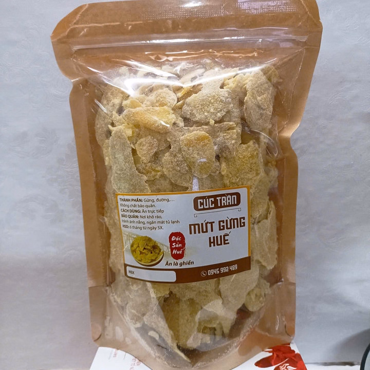 Mứt Gừng Huế Chuẩn Loại 1, Thơm Ngon Ctb270 - Bechip - Ảnh 9