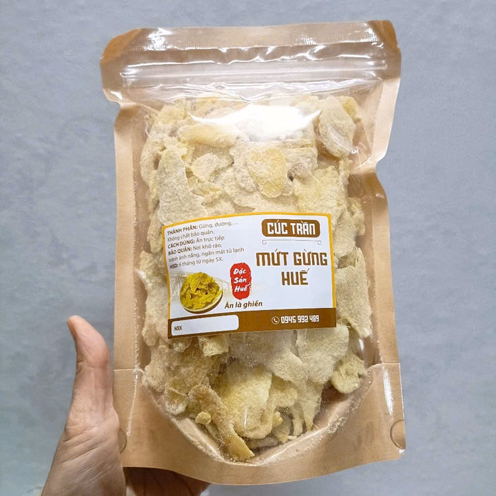 Mứt Gừng Huế Chuẩn Loại 1, Thơm Ngon Ctb270 - Bechip - Ảnh 10