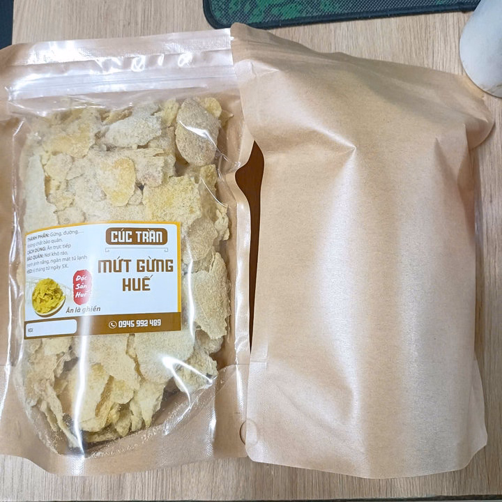 Mứt Gừng Huế Chuẩn Loại 1, Thơm Ngon Ctb270 - Bechip - Ảnh 11