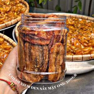 Đặc Sản Việt: Chuối Xiêm Sấy Mật Ong Tự Nhiên 500G - Winnie House