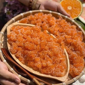 Mứt Vỏ Bưởi Cam Sấy - Món Quà Sức Khỏe Ý Nghĩa 500G - Winnie House