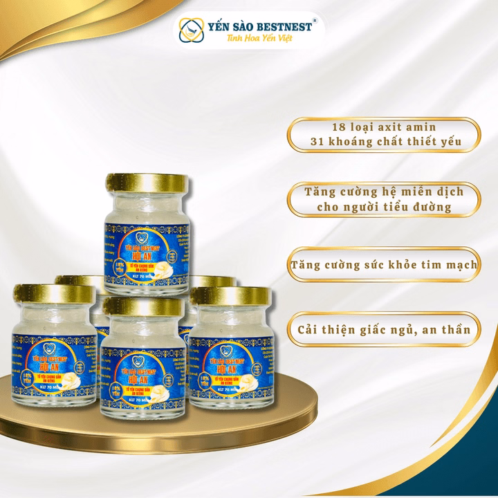 Yến Sào Bestnest Hội An - Hũ Yến Chưng Sẵn Đường Ăn Kiêng 18% - Hũ 70Ml - Ảnh 2