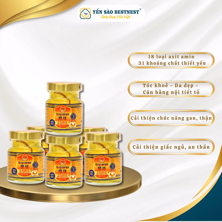 Yến Sào Bestnest Hội An - Hũ Yến Chưng Sẵn Đông Trùng Hạ Thảo 18% - Hũ 70Ml - Ảnh 2