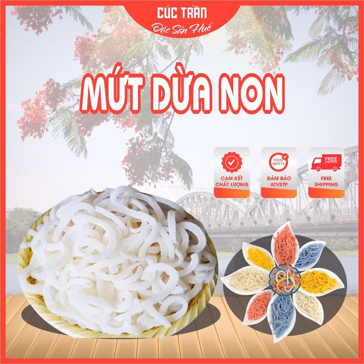 Mứt Dừa Non Thanh Điệp Sợi Đũa 500G Ctb617 - Bechip