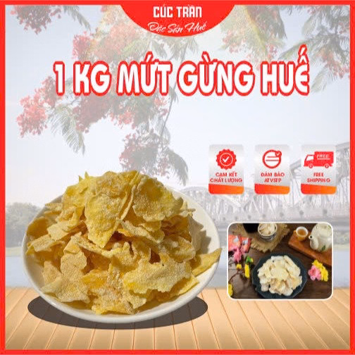 Mứt Gừng Huế Chuẩn Loại 1, Thơm Ngon Ctb270 - Bechip