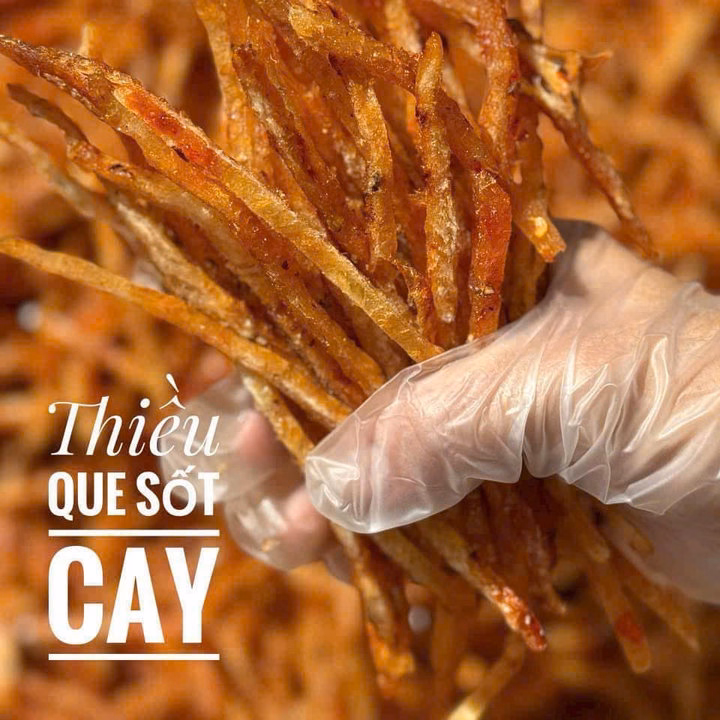 Cá Thiều Que Sốt Cay: Món Ăn Vặt Lý Tưởng - Nhâm Nhi "Hết Sảy" 250G - Winnie House - Ảnh 3