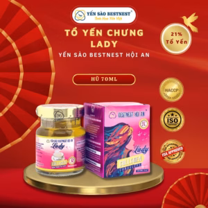 Yến Sào Bestnest Hội An - Hũ Yến Chưng Sẵn Lady 21% - Hũ 70Ml