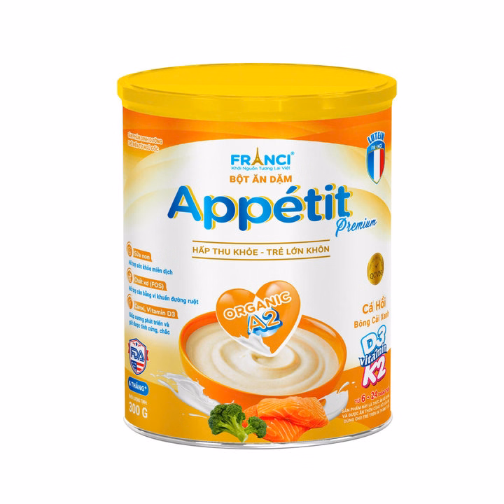 Bột Ăn Dặm Appétit- Cá Hồi Bông Cải Xanh - Ảnh 2