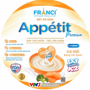 Bột Ăn Dặm Appétit- Cá Hồi Bông Cải Xanh