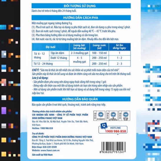 Bột Ăn Dặm Appétit- Heo Cà Rốt - Ảnh 4