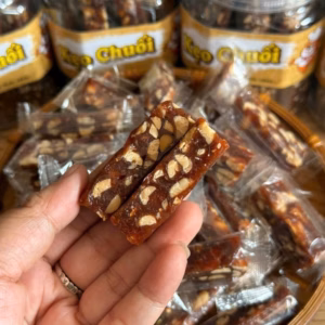 Kẹo Chuối Gừng Đậu Phộng, Dẻo Thơm Béo Ngậy 500G - Winnie House