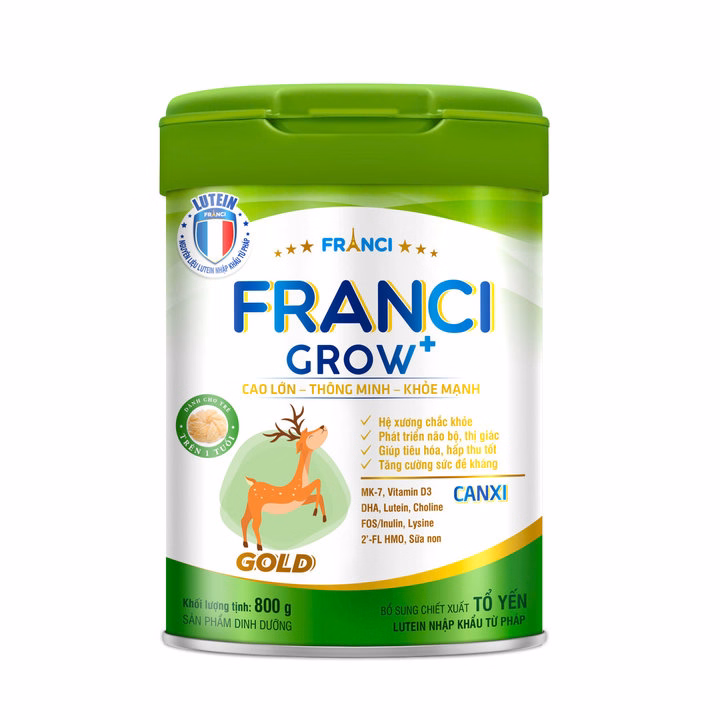 Sữa Bột Franci Grow Gold+ 800G - Franci