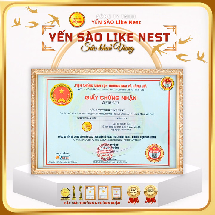 Yến Chưng Sẵn Cao Cấp Vị Đông Trùng Hạ Thảo Like Nest 35% ( Quà Tặng Vip 6 Hũ ) - Ảnh 4