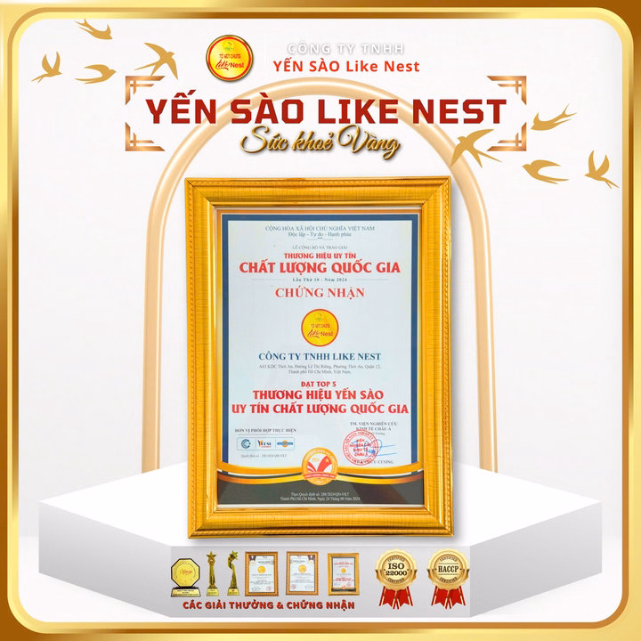 Yến Chưng Sẵn Cao Cấp Vị Đông Trùng Hạ Thảo Like Nest 35% ( Quà Tặng Vip 6 Hũ ) - Ảnh 2