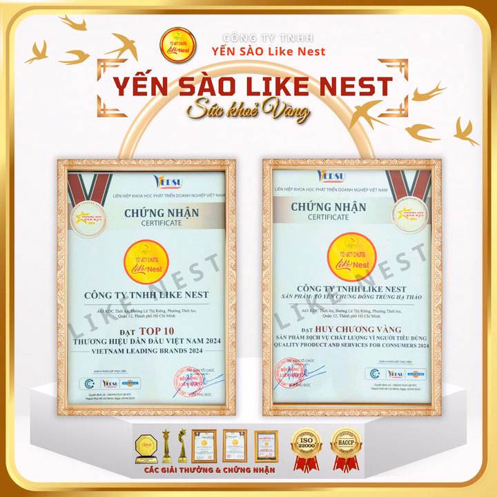Yến Chưng Sẵn Cao Cấp Vị Đông Trùng Hạ Thảo Like Nest 35% ( Quà Tặng Vip 6 Hũ ) - Ảnh 6
