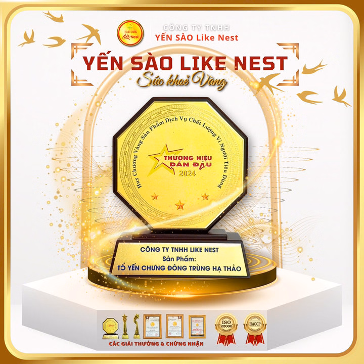 Yến Chưng Sẵn Cao Cấp Vị Đông Trùng Hạ Thảo Like Nest 35% ( Quà Tặng Vip 6 Hũ ) - Ảnh 3