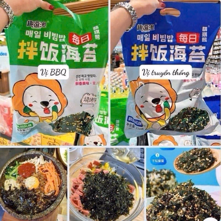 Rong Biển Sư Tử Trộn Cơm Khổng Lồ 128Gr - Bách Hóa Minh Ngọc