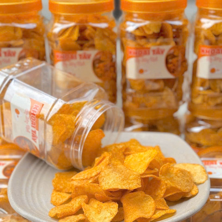 Khoai Tây Sấy Trứng Muối: Giòn Tan, Đậm Đà, Cực Hấp Dẫn 250G - Winnie House - Ảnh 3