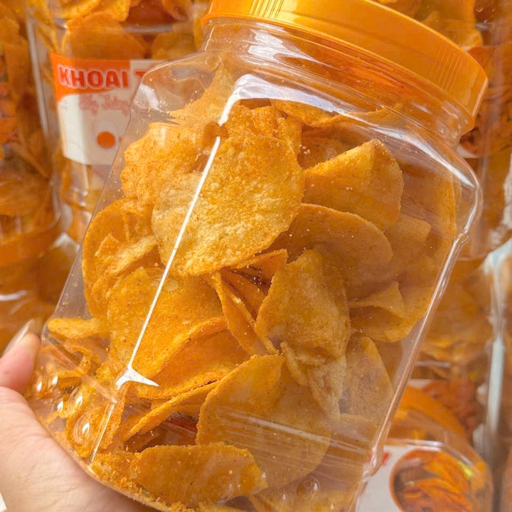 Khoai Tây Sấy Trứng Muối: Giòn Tan, Đậm Đà, Cực Hấp Dẫn 250G - Winnie House - Ảnh 5