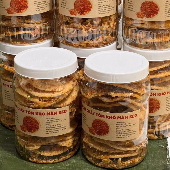 Cơm Cháy Tôm Khô Mắm Kẹo: Đậm Đà Hương Vị Việt 500G - Winnie House - Ảnh 3