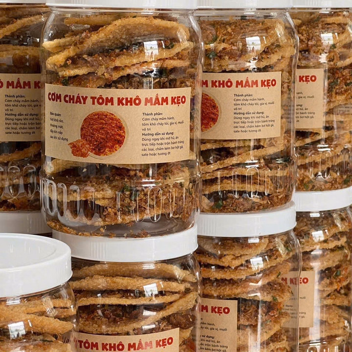 Cơm Cháy Tôm Khô Mắm Kẹo: Đậm Đà Hương Vị Việt 500G - Winnie House - Ảnh 4