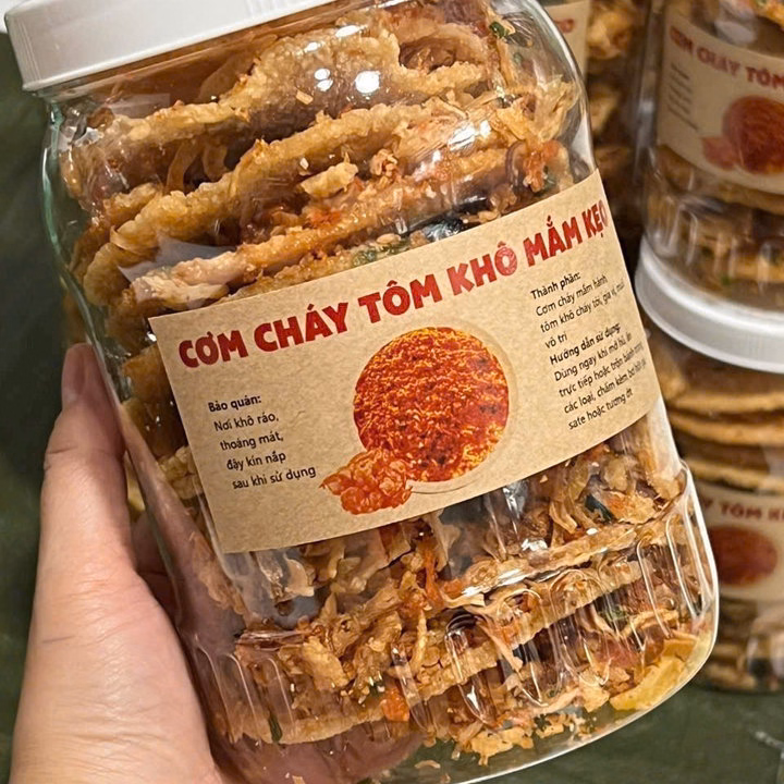 Cơm Cháy Tôm Khô Mắm Kẹo: Đậm Đà Hương Vị Việt 500G - Winnie House - Ảnh 5