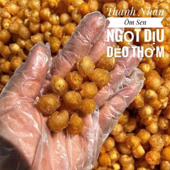 Long Nhãn Ôm Sen - Món Quà Sức Khỏe, Đậm Đà Hương Vị Truyền Thống 300G - Winnie House - Ảnh 3