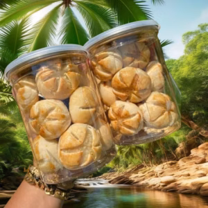 Bánh Bông Dừa Sầu Riêng: Hương Vị Miền Tây Sông Nước 300G - Winnie House