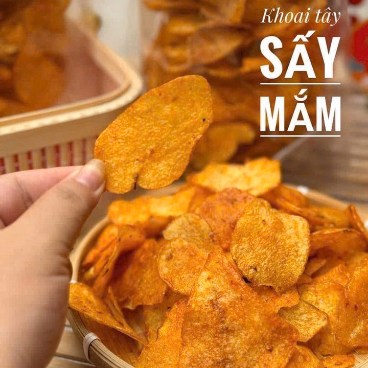 Khoai Tây Sấy Mắm – Giòn Rụm, Càng Ăn Càng Ghiền 250G - Winnie House