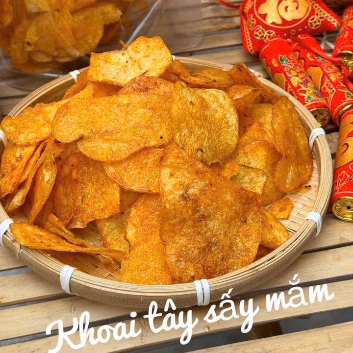 Khoai Tây Sấy Mắm – Giòn Rụm, Càng Ăn Càng Ghiền 250G - Winnie House - Ảnh 5