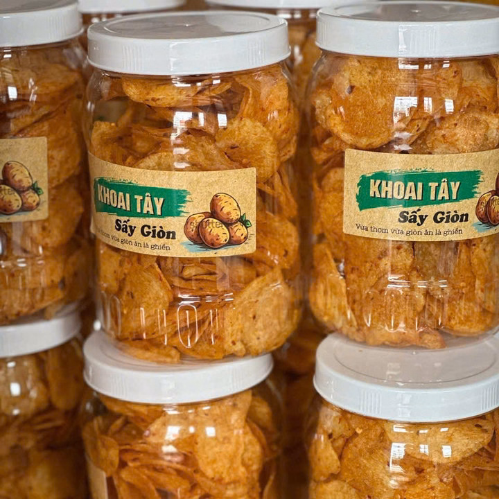 Khoai Tây Sấy Mắm – Giòn Rụm, Càng Ăn Càng Ghiền 250G - Winnie House - Ảnh 4