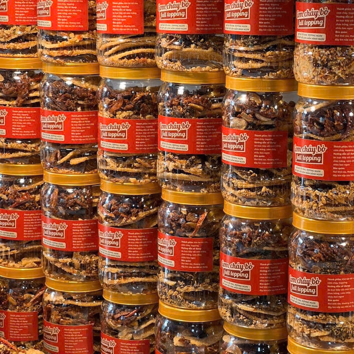 Cơm Cháy Bò Full Topping, Đậm Đà Vị Ngon, Giòn Rụm Mê Ly 500G - Winnie House - Ảnh 6