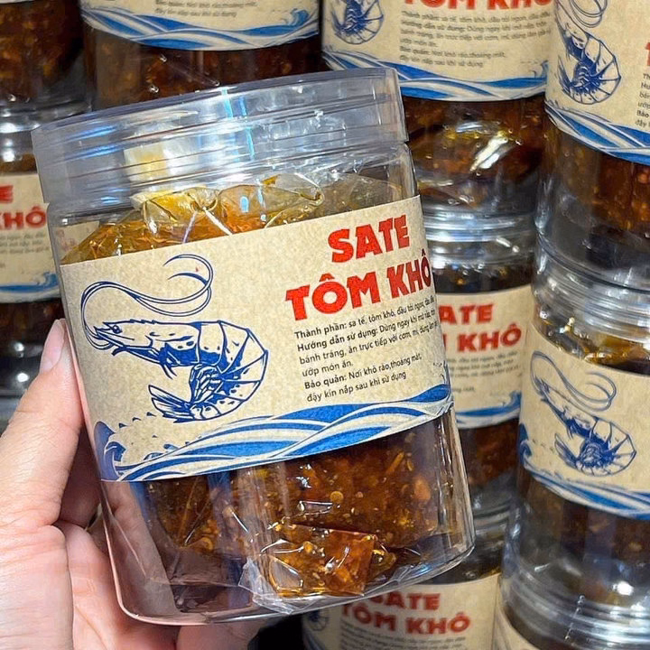 Sate Tôm Khô Cháy Tỏi Siêu Phẩm, Ăn Là Ghiền 400G - Winnie House - Ảnh 4