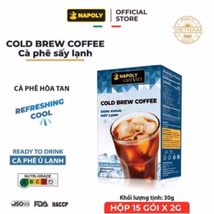 [Hộp] Cold Brew Coffee - Cà Phê Sấy Lạnh Hòa Tan - Napoli Coffee