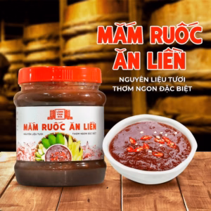 [Hủ 400G] Mắm Ruốc Ăn Liền (Ăn Thấy Me Tươi Có Hột Chua Chua Rất Ngon) Nguyên Liệu Tươi Thơm Ngon Đặc Biệt Làng Chài Xưa