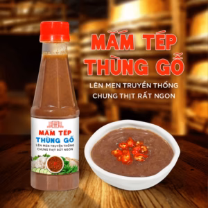 [Chai 260G] Mắm Tép Thùng Gỗ Làng Chài Xưa Chưng Thịt Rất Ngon, Lên Men Truyền Thống
